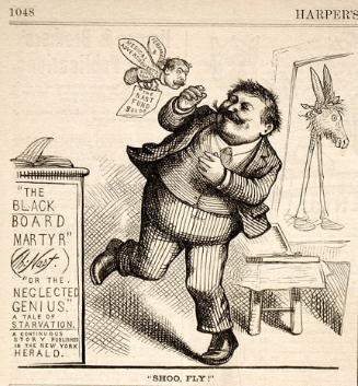 "Shoo, Fly" from Harper's Weekly, November 22, 1873