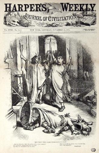 "How Many Time Shall Caesar" from Harper's Weekly, November 14, 1874