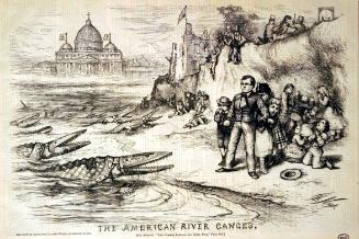 "The American River Ganges" from Harper's Weekly, May 8, 1875.