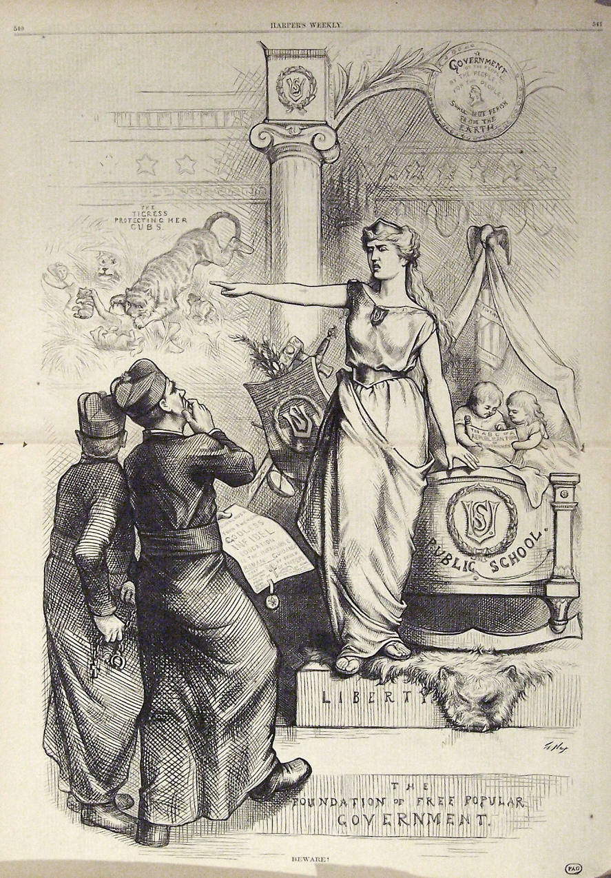 "Beware" from Harper's Weekly, July 3, 1875