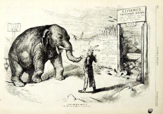 "Out Of One Into Another" from Harper's Weekly, November 6, 1875