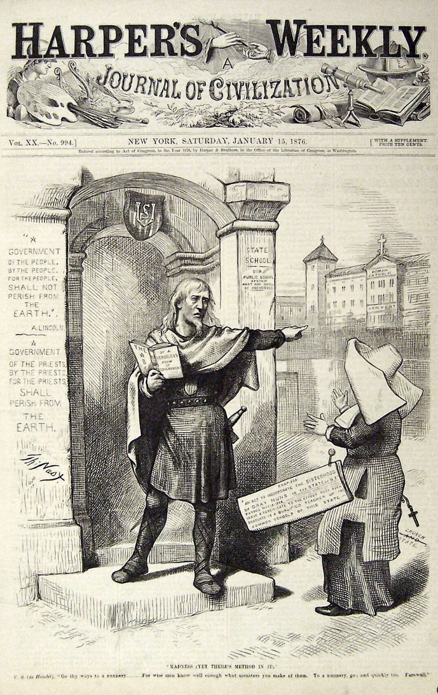 "Madness Yet There's Method In It" from Harper's Weekly, January 15, 1876