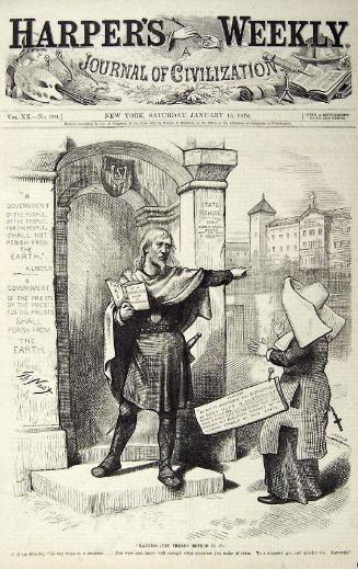 "Madness Yet There's Method In It" from Harper's Weekly, January 15, 1876