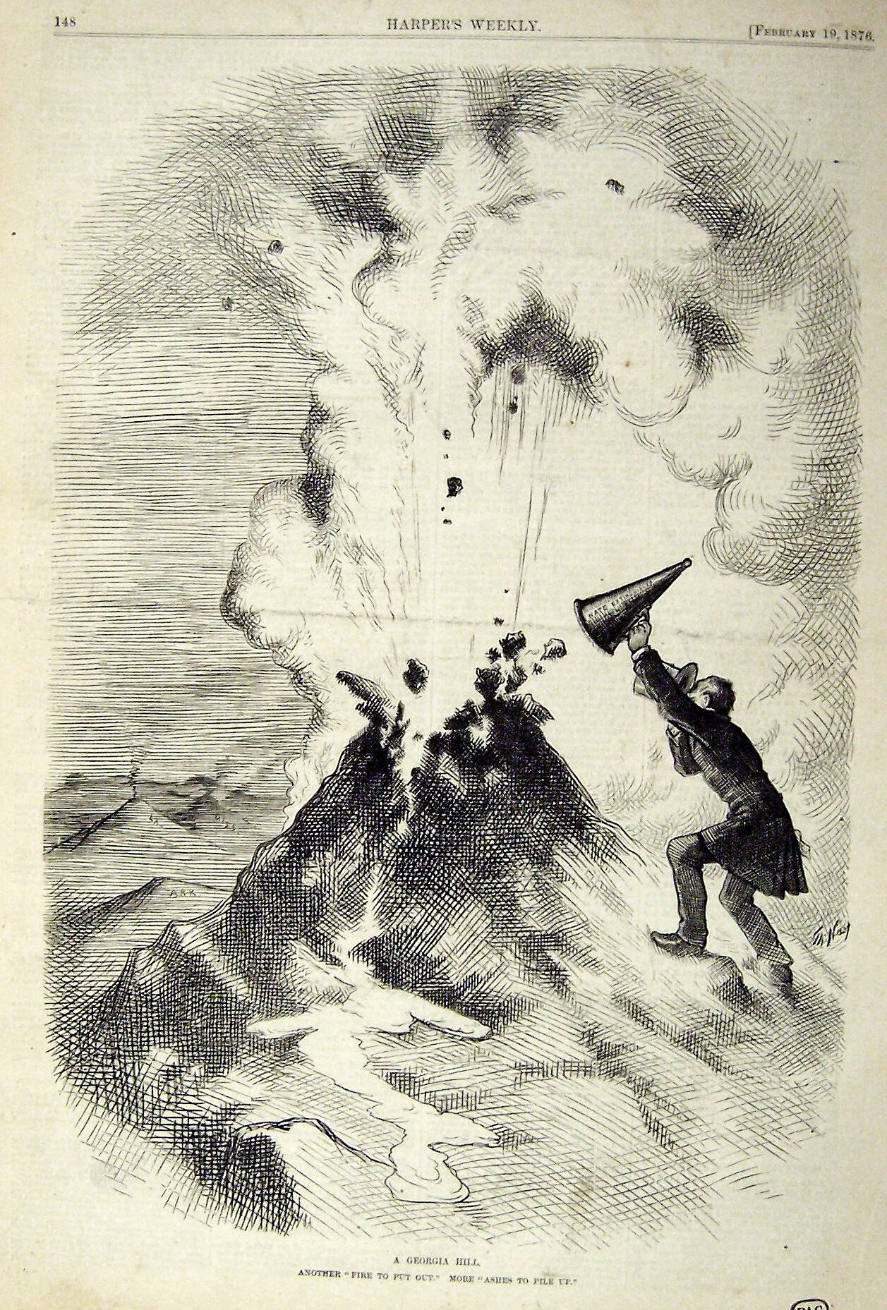 "A Georgia Hill" from Harper's Weekly, February 19, 1876