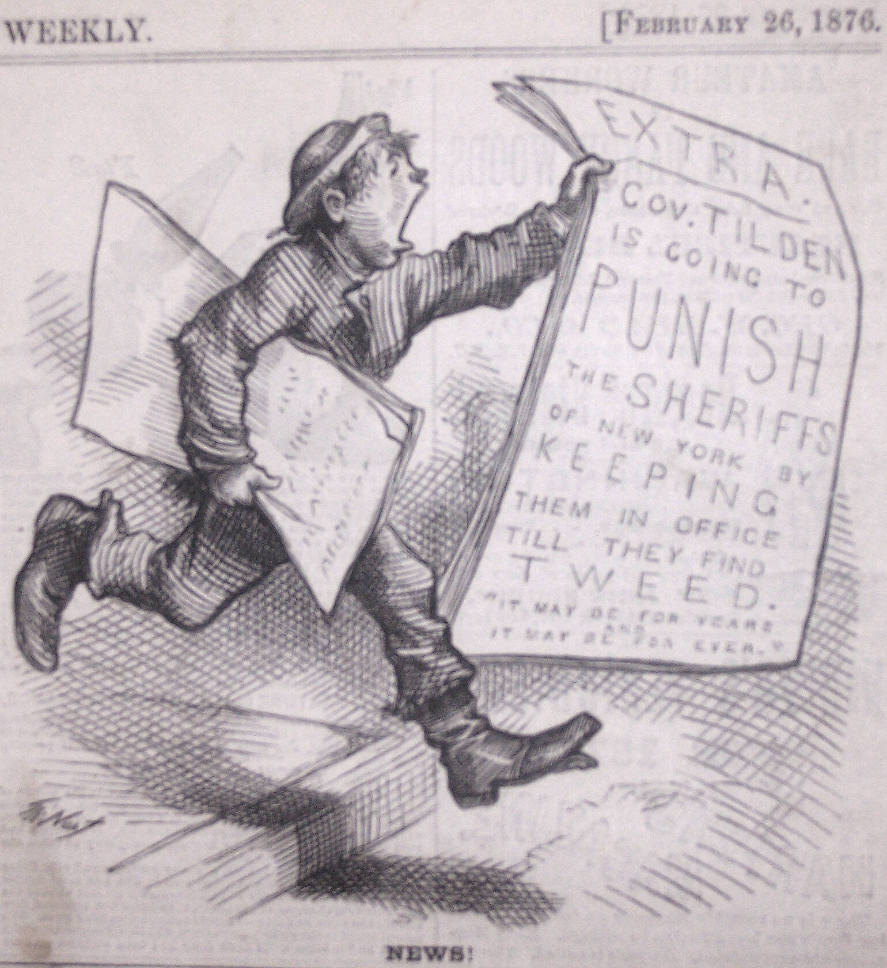 "News" from Harper's Weekly, February 26, 1876