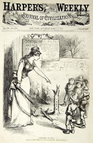 "February 22, 1876" from Harper's Weekly, March 4, 1876