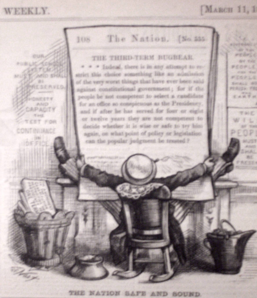 "The Nation Safe and Sound" from Harper's Weekly, March 11, 1876