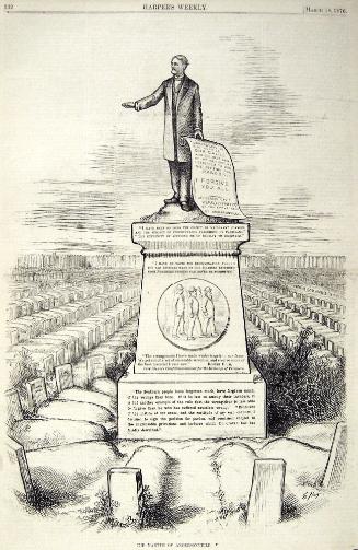 "The Martyr of Andersonville" from Harper's Weekly, March 18, 1876