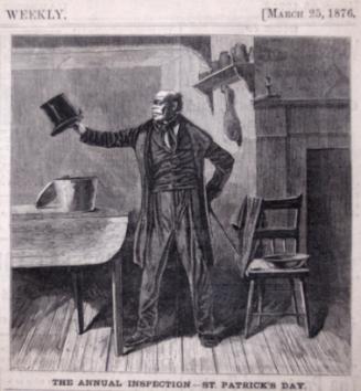 "The Annual Inspection" from Harper's Weekly, March 25, 1876