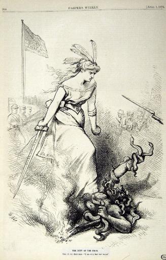 "The Duty of the Hour" from Harper's Weekly, April 1, 1876