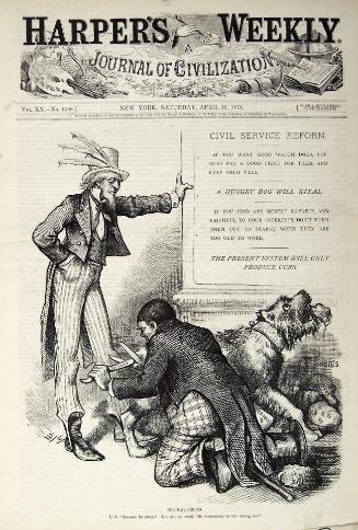 "Cur-Tail-Phobia" from Harper's Weekly, April 22, 1876