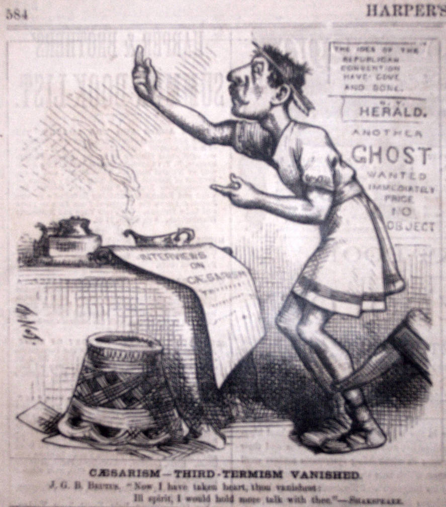 "Caesarism - Third-Terminism Vanished" from Harper's Weekly, July 15, 1876