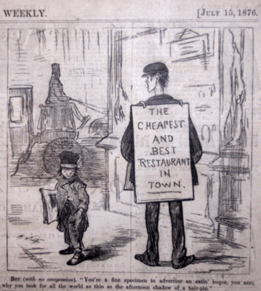 "Boy (With No Compassion)" from Harper's Weekly, July 15, 1876