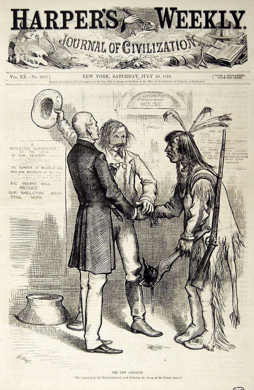 "The New Alliance" from Harper's Weekly, July 22, 1876