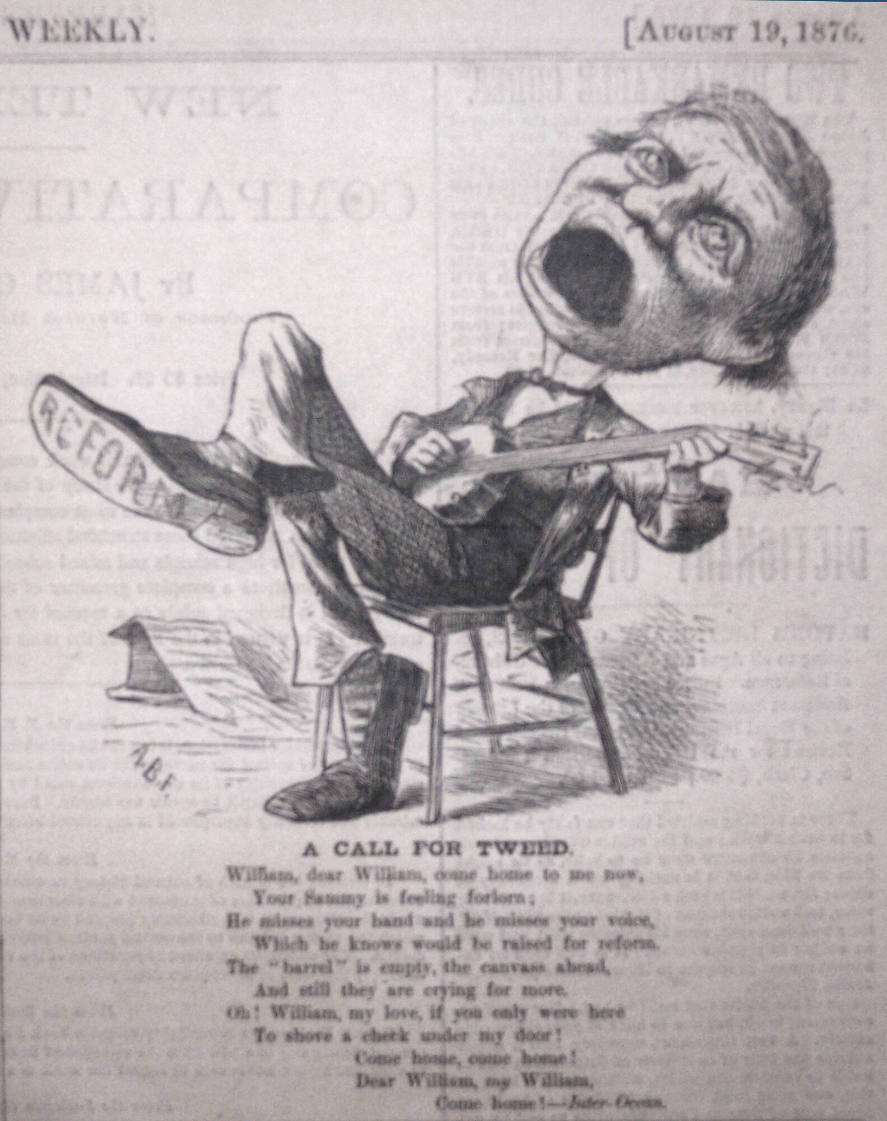 "A Call For Tweed" from Harper's Weekly, August 19, 1876