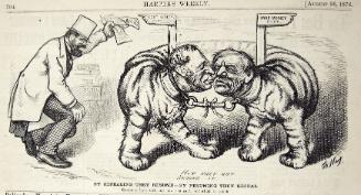 "By Repealing They Resume" from Harper's Weekly, August 26, 1876