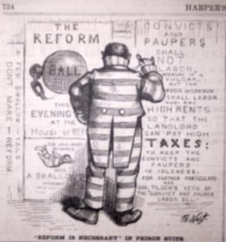 "Reform Is Necessary In Prison" from Harper's Weekly, September 2, 1876