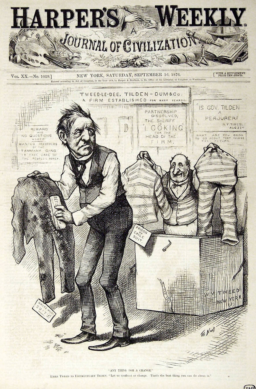 "Any Thing For A Change" from Harper's Weekly, September 16, 1876