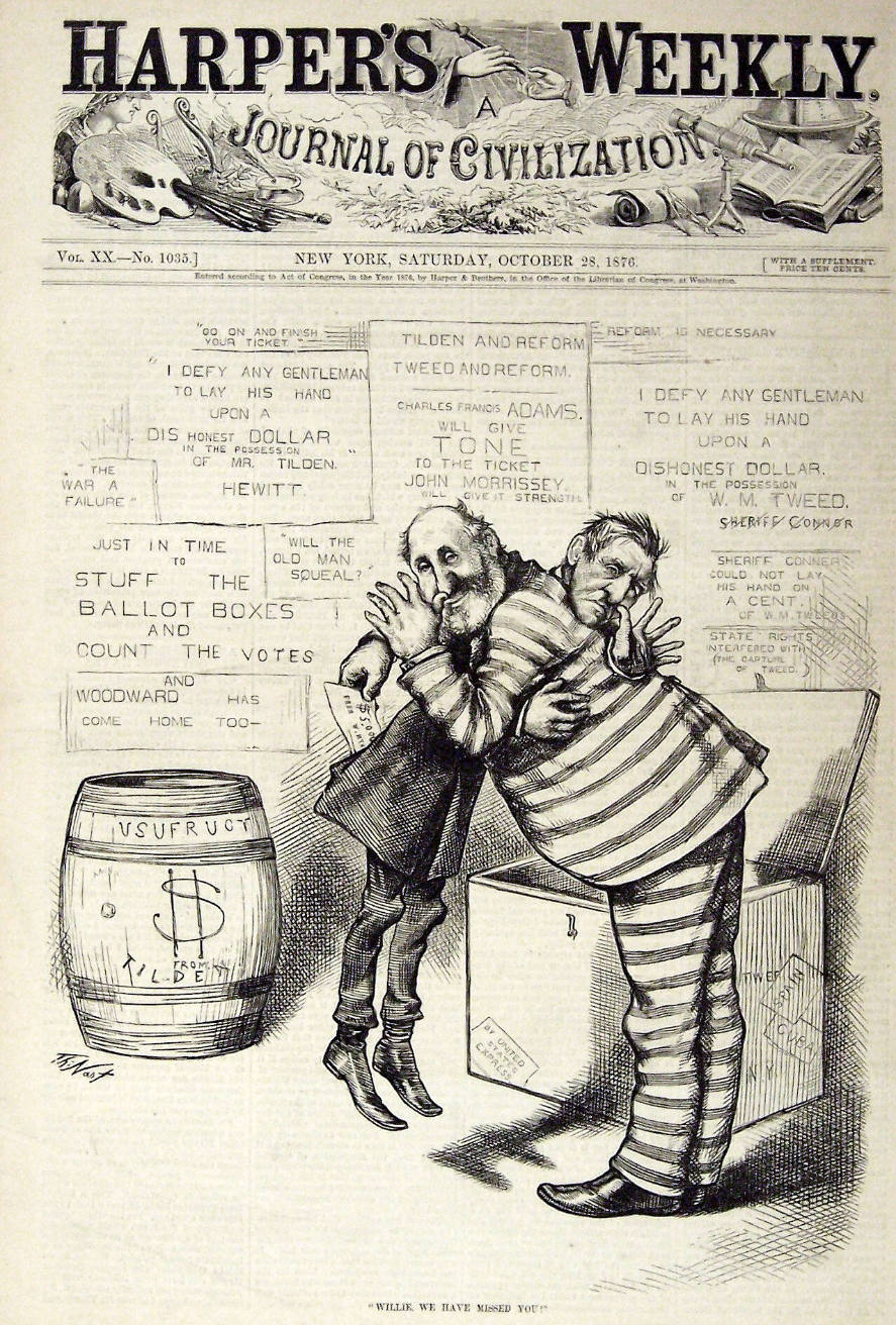 "Willie We Have Missed You" from Harper's Weekly, October 28, 1876