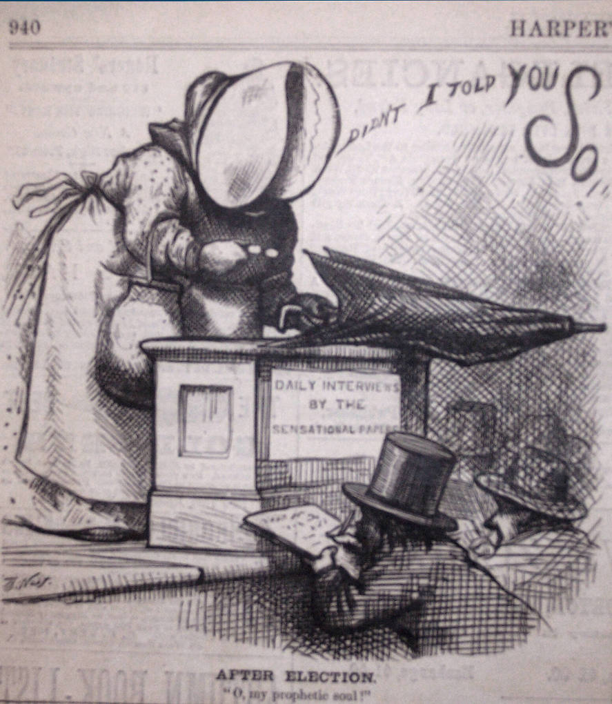 "After Election" from Harper's Weekly, November 18, 1876