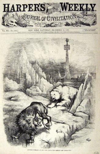 "Another Outrage at the Pole" from Harper's Weekly, December 16, 1876