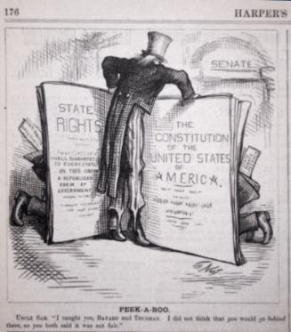 "Peek-A-Boo" from Harper's Weekly, March 3, 1877