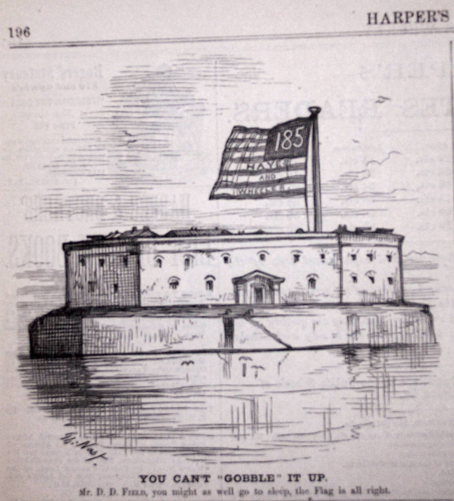 "You Can't Gobble It Up" from Harper's Weekly, March 10, 1877