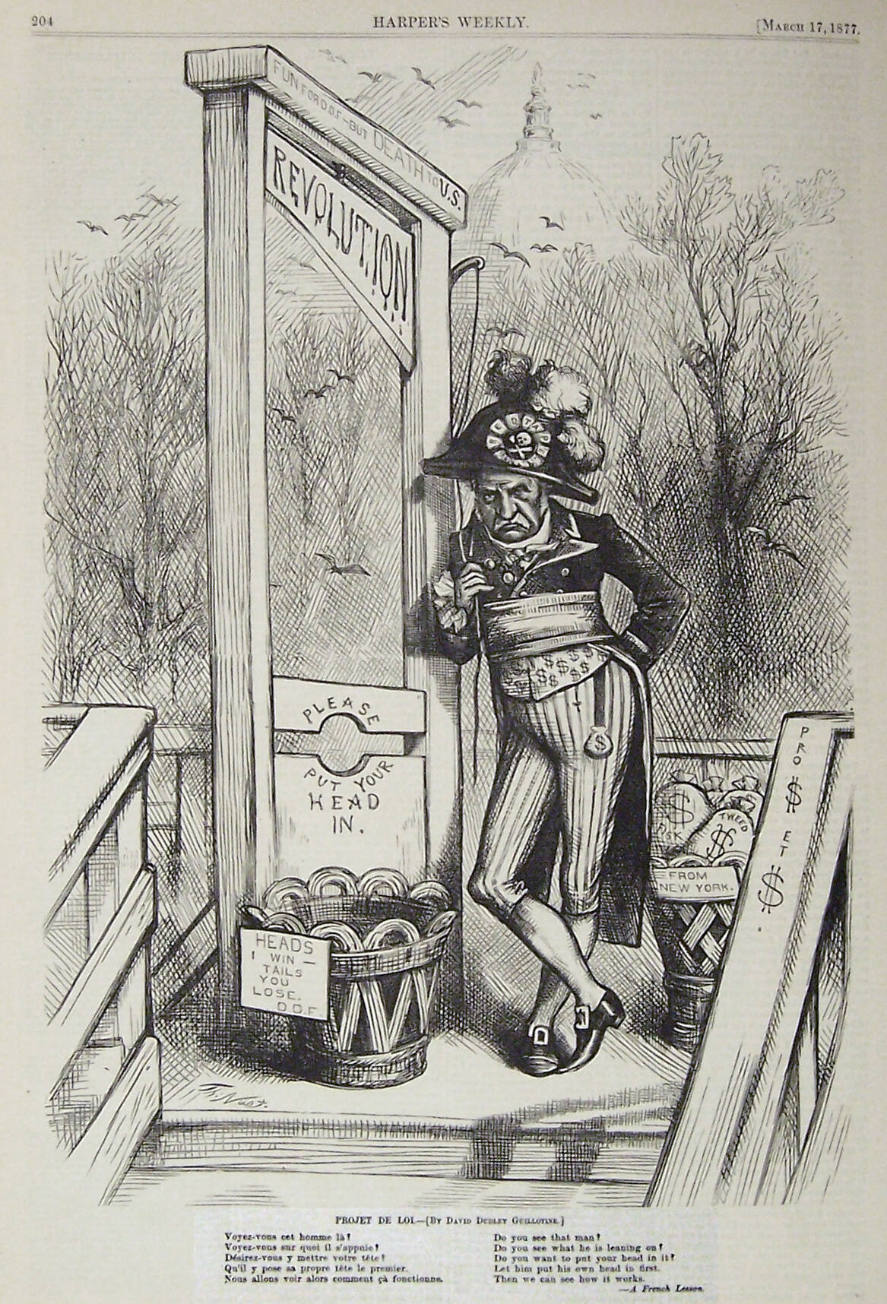 "Project De Loi" from Harper's Weekly, March 17, 1877