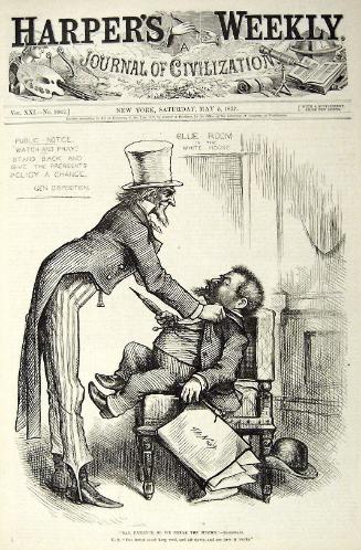 "Nay, Patience, or We Break" from Harper's Weekly, May 5, 1877