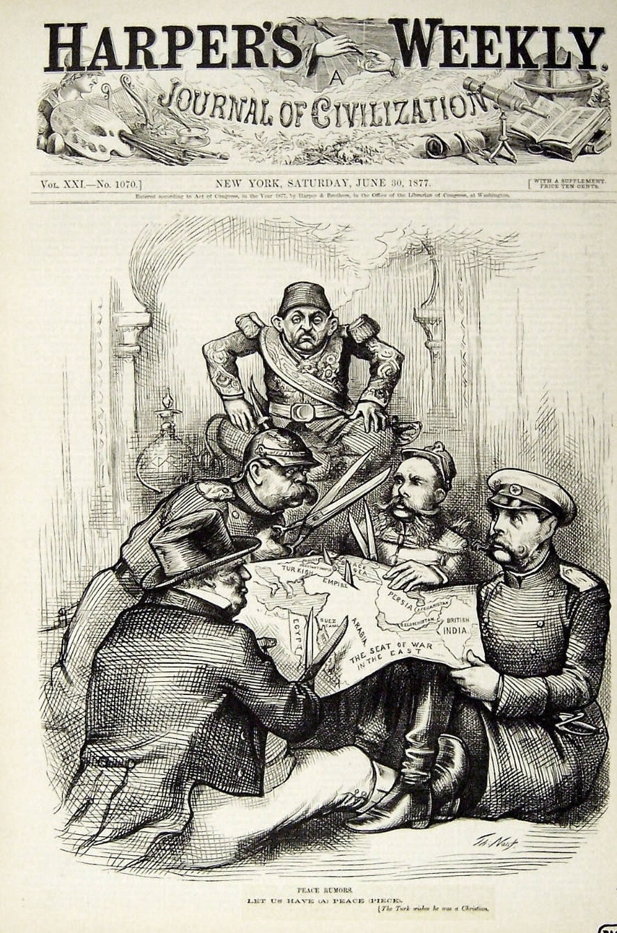 "Peace Rumors" from Harper's Weekly, June 30, 1877