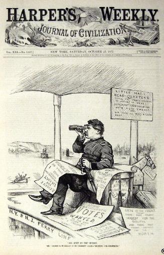 "All Quiet on the Hudson" from Harper's Weekly, October 27, 1877