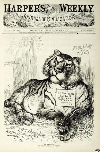 "The Millennium" from Harper's Weeklyk, November 3, 1877