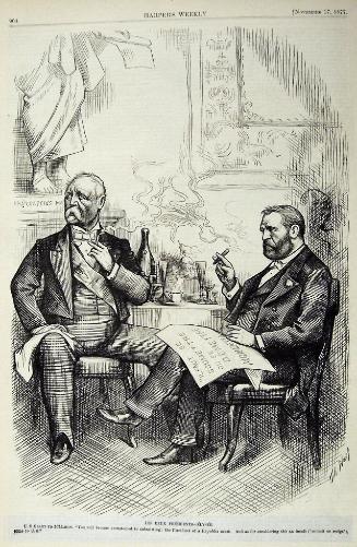 "Les Deux Presidents - Elysee" from Harper's Weekly, November 17, 1877