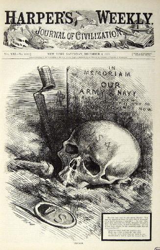 "Exhumed" from Harper's Weekly, December 1, 1877