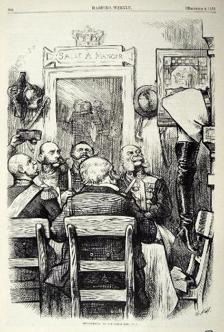"Thanksgiving on the Other Side" from Harper's Weekly, December 8, 1877