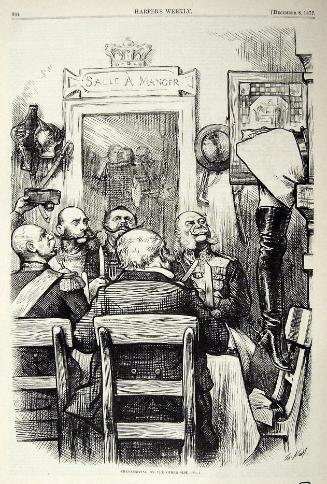 "Thanksgiving on the Other Side" from Harper's Weekly, December 8, 1877