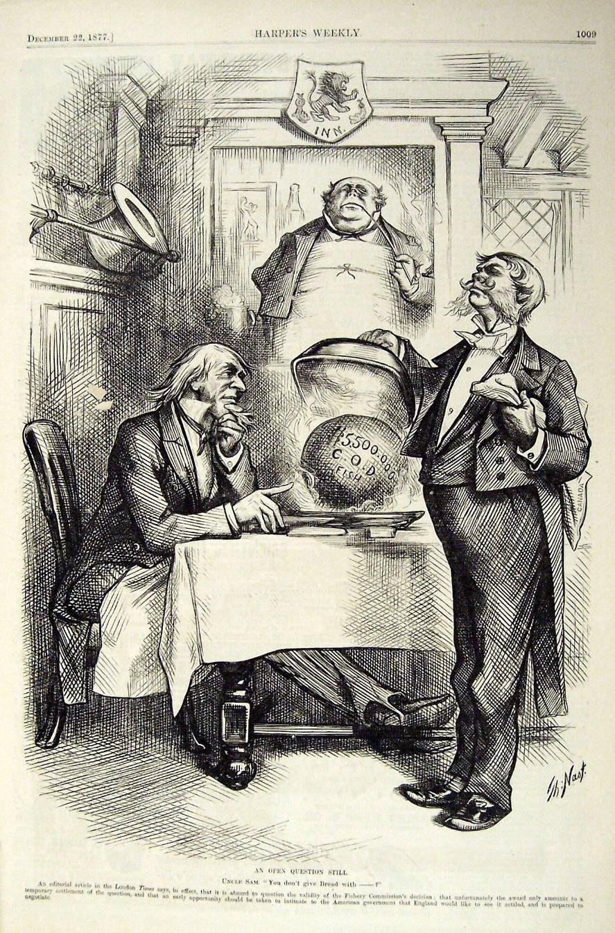 "An Open Question Still" from Harper's Weekly, December 22, 1877