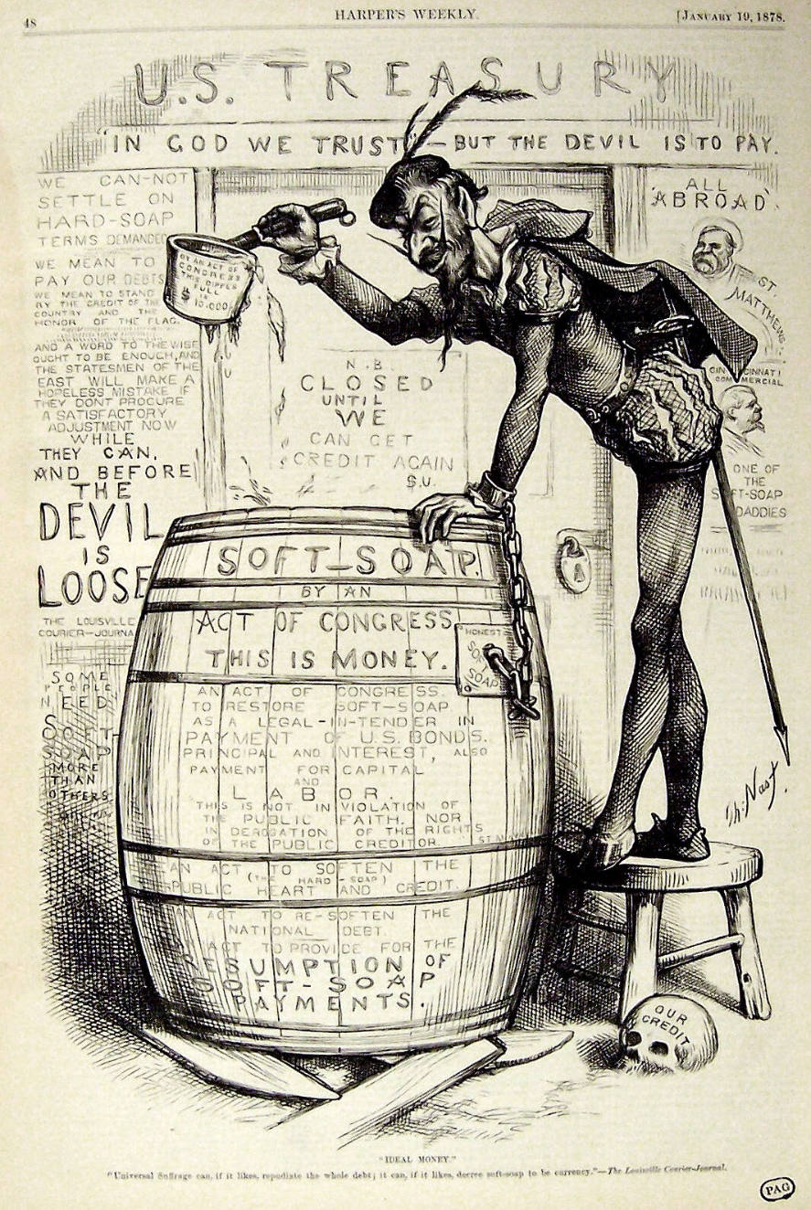 "Ideal Money" from Harper's Weekly, December 19, 1878