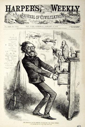 "The Secretary of the Interior" from Harper's Weekly, January 26, 1878