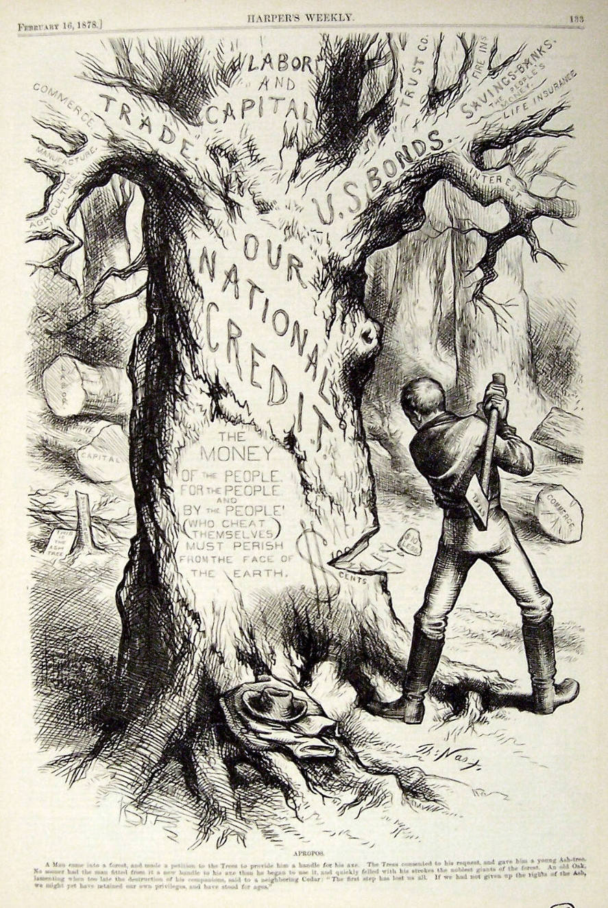 "Apropos" from Harper's Weekly, February 16, 1878