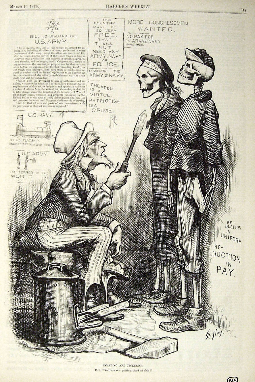 "Smashing and Tinkering" from Harper's Weekly, March 16, 1878