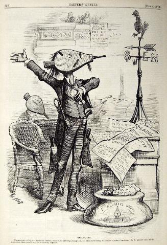 "Probabilities" from Harper's Weekly, May 4, 1878