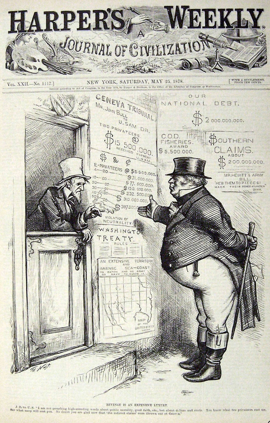 "Revenge is an Expensive Luxury" from Harper's Weekly, May 25, 1878