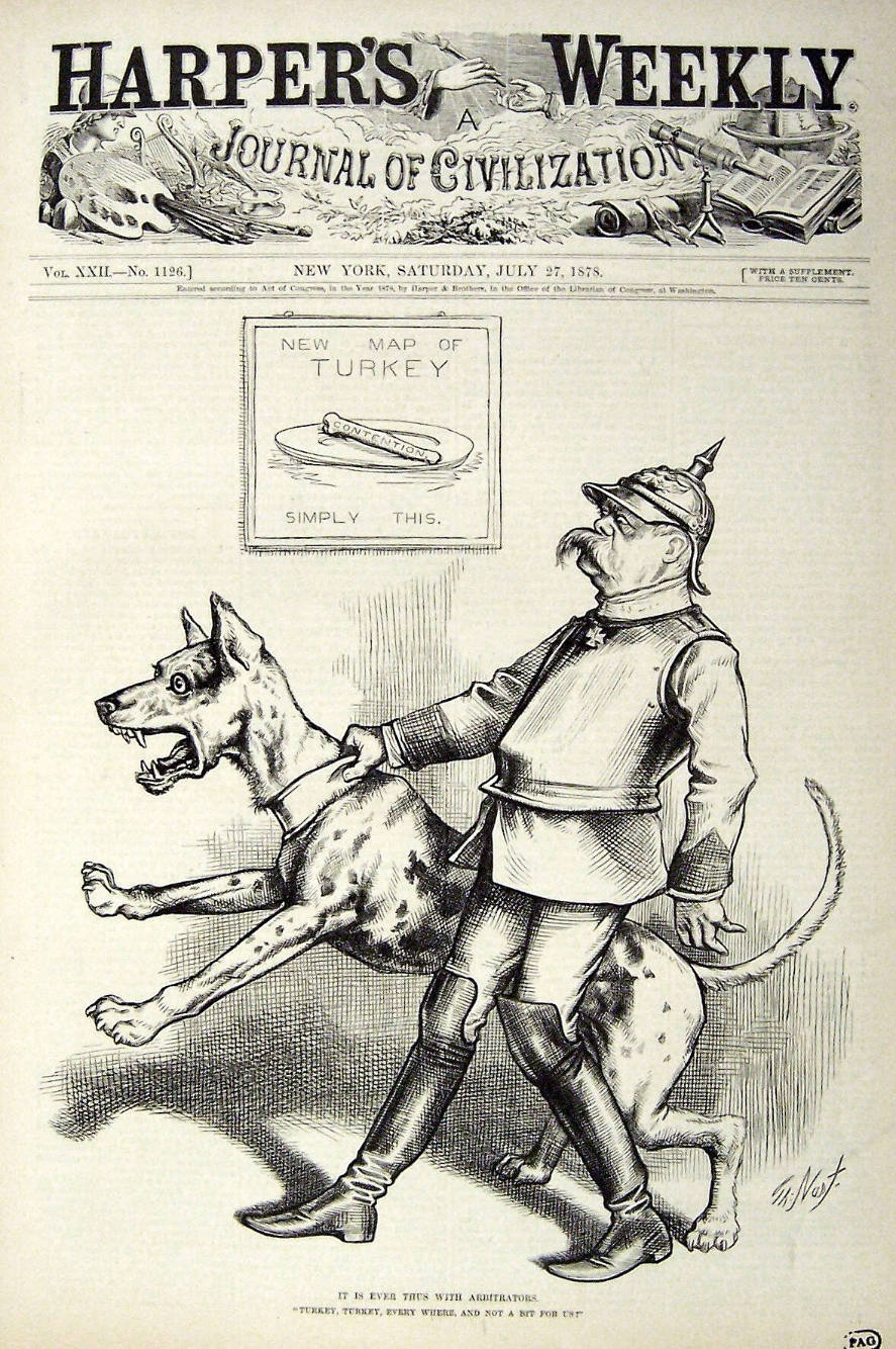 "It is Ever Thus with Arbitrators" from Harper's Weekly, July 27, 1878