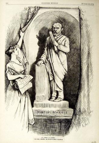 "An Appeal to Marble" from Harper's Weekly, October 26, 1878