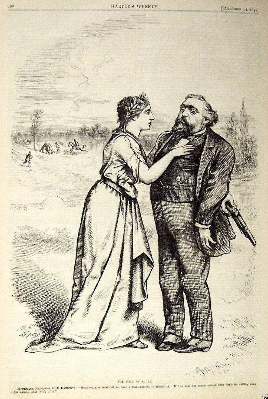 "The Field of Smoke" from Harper's Weekly, December 14, 1878