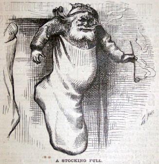 "A Stocking Full" from Harper's Weekly, January 4, 1879