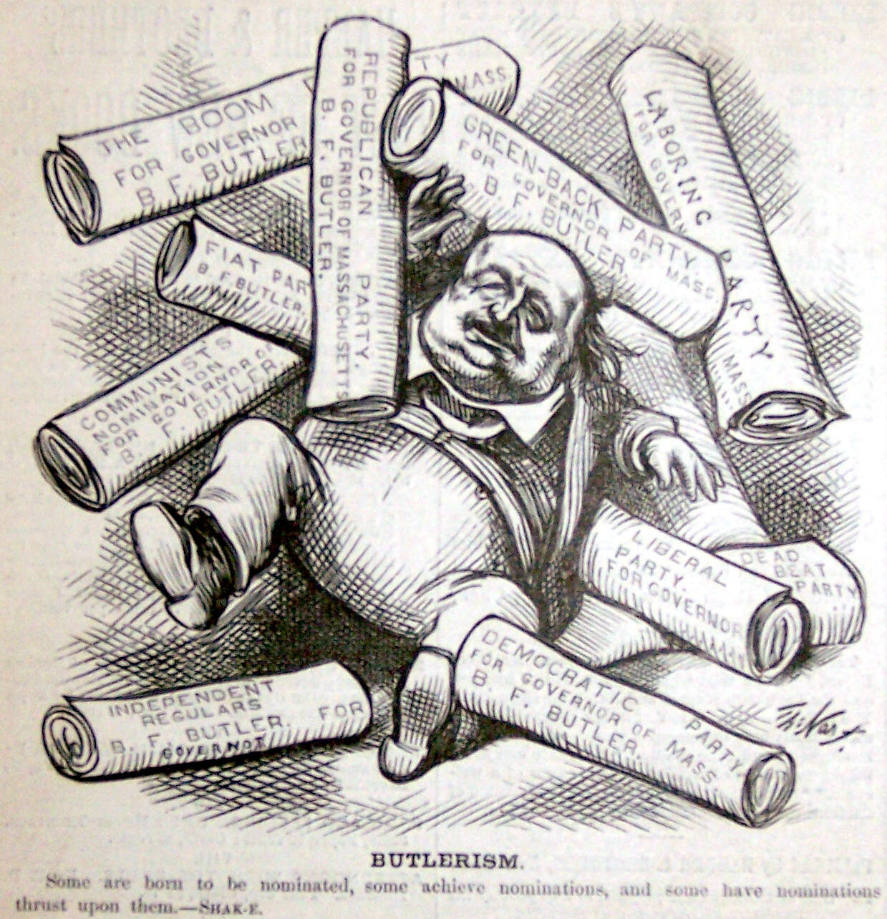 '"Butlerism" from Harper's Weekly, October 11, 1879