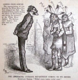 "The Indians Interior Department" from Harper's Weekly, February 28, 1880