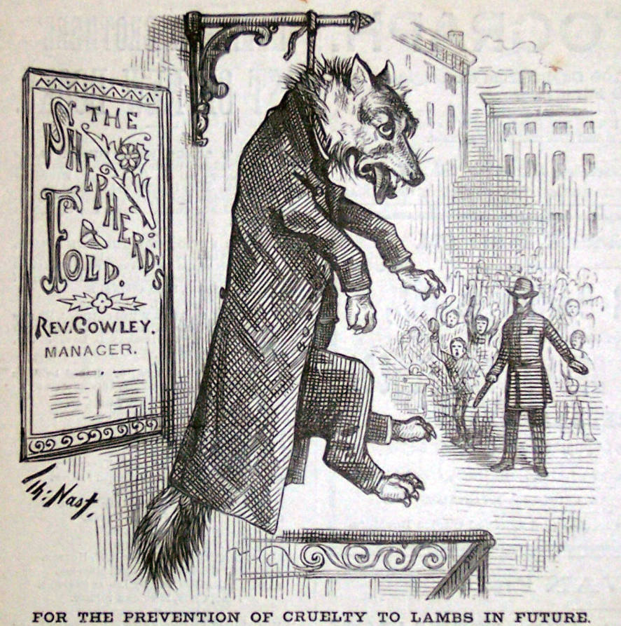 "For the Prevention of Cruelty" from Harper's Weekly, February 14, 1880